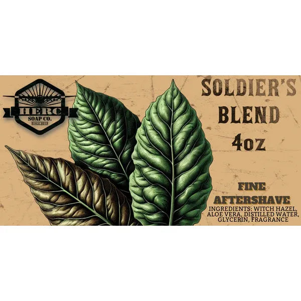 Herc Soap Co. Herc Soap Co. Soldier's Blend Shaving Collection Shaving Set