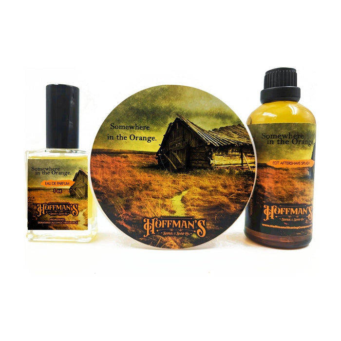 Hoffman's Shaving Co. Somewhere in the Orange Shaving Soap 4 Oz