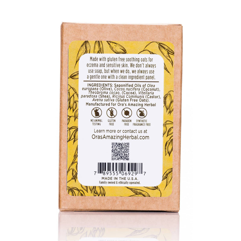 Ora's Amazing Herbal Soothing Suds Oatmeal Soap for Eczema & Sensitive Skin Soap