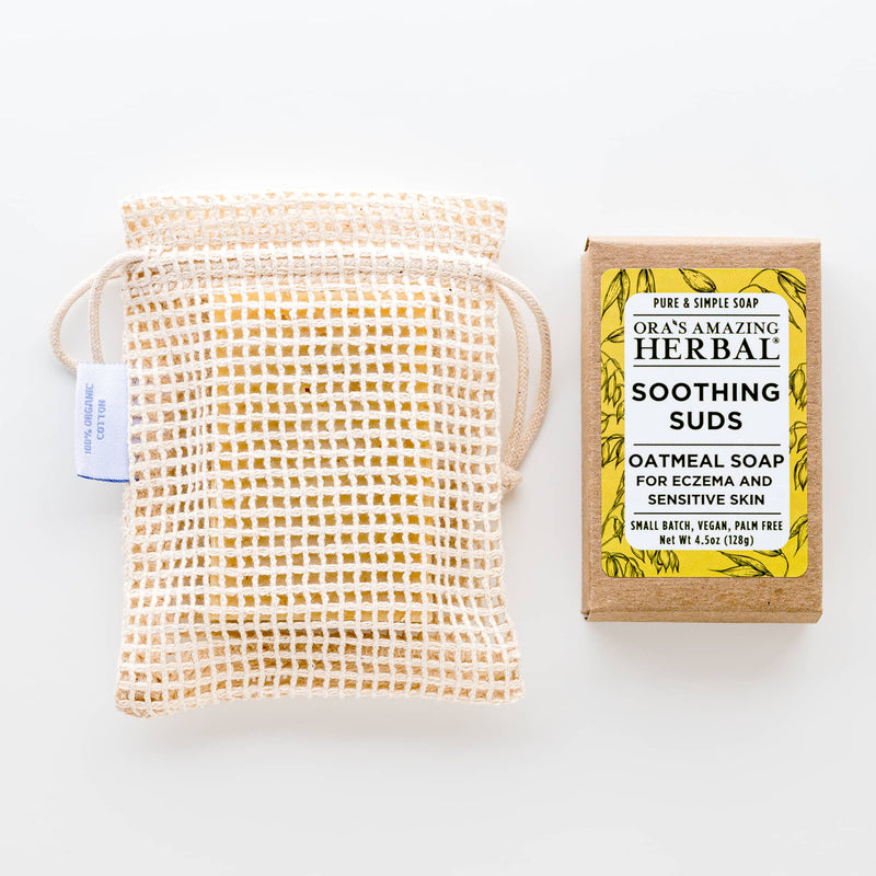 Ora's Amazing Herbal Soothing Suds Oatmeal Soap for Eczema & Sensitive Skin Soap