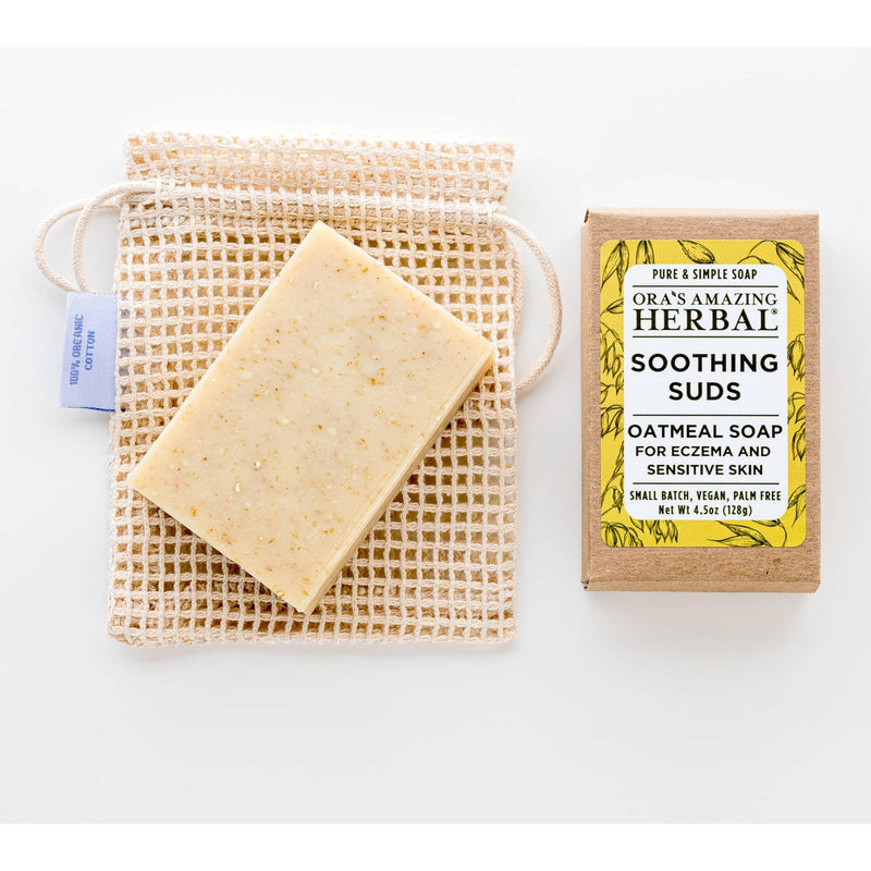 Ora's Amazing Herbal Soothing Suds Oatmeal Soap for Eczema & Sensitive Skin Soap