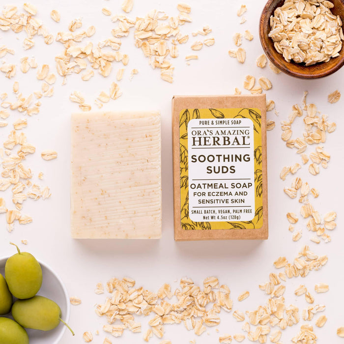 Ora'S Amazing Herbal - Soothing Suds Oatmeal Soap For Eczema & Sensitive Skin