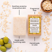 Ora's Amazing Herbal Soothing Suds Oatmeal Soap for Eczema & Sensitive Skin Soap