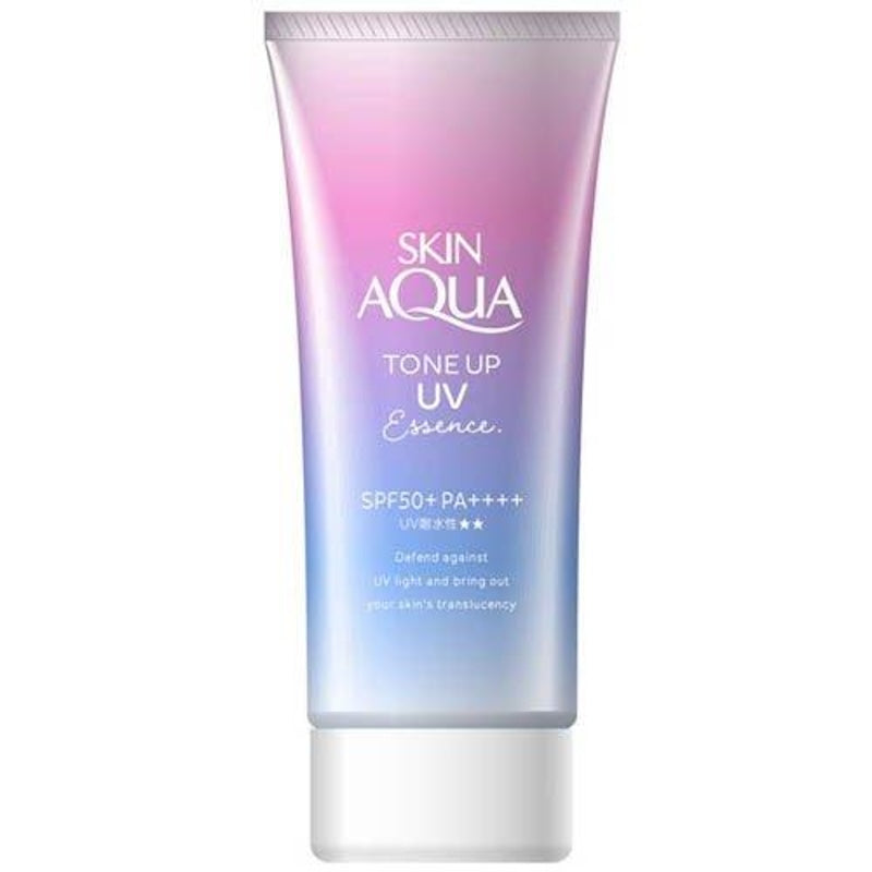 AsiaBeautyMall Rohto Skin Aqua Tone Up UV Essence SPF 50+ PA++++ Sunscreen