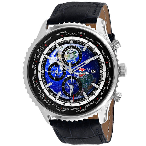 Bids.com Seapro Men's Meridian World Timer GMT Watches