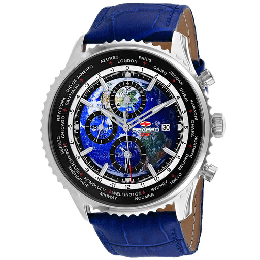 Bids.com Seapro Men's Meridian World Timer GMT Watches