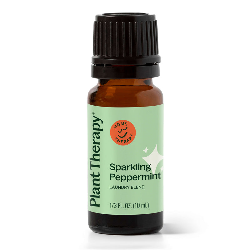 Plant Therapy Sparkling Peppermint Laundry Essential Oil Blend Household