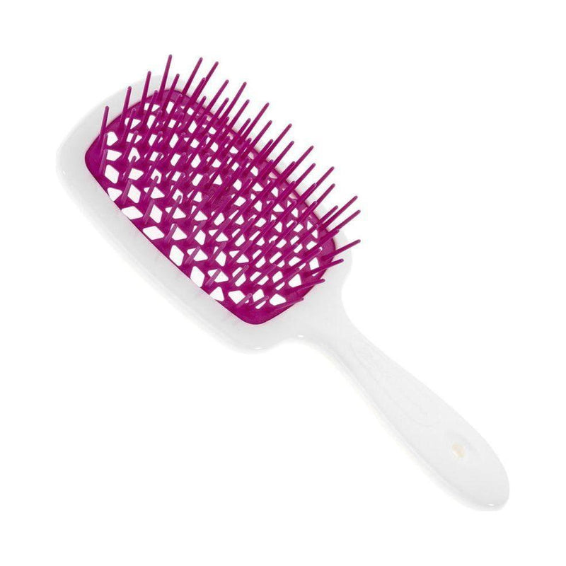 Janeke Janeke Superbrush White/Fuchsia - Model No. SP226BIA FUX Hair Brush