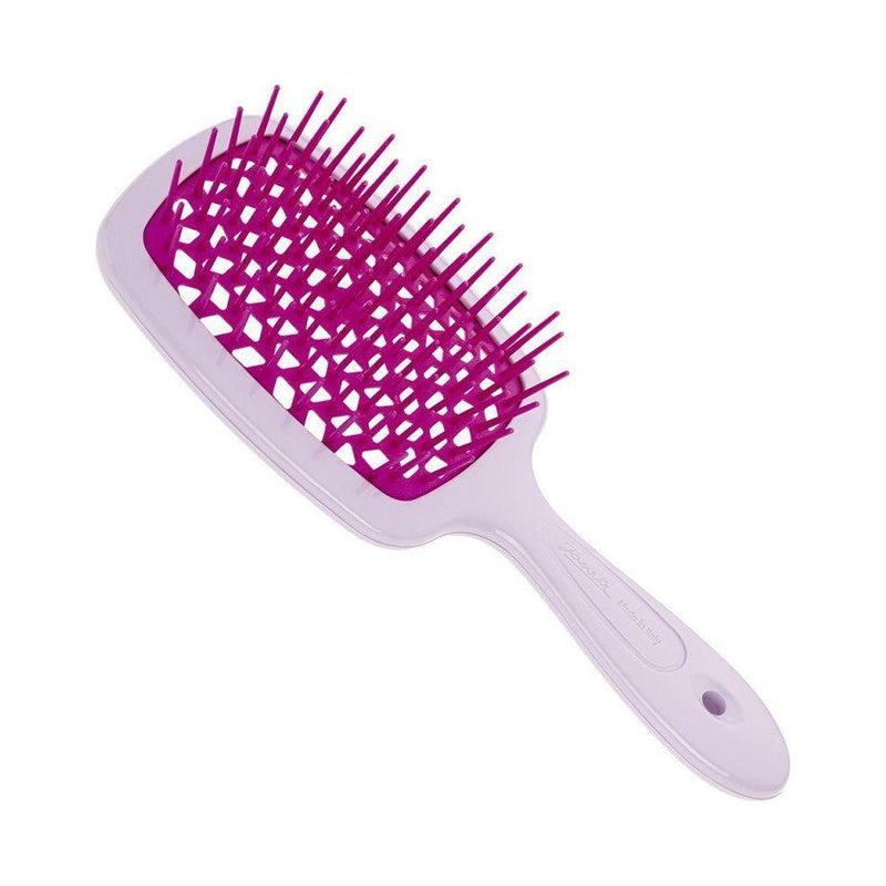 Janeke Janeke Superbrush Small Lilac/Fuchsia – Model No. 86SP234 LIF Hair Brush