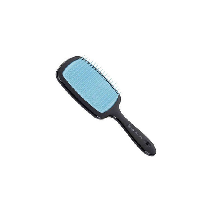 Janeke Ultra Tangler hairbrush with moulded pins, light blue - Model No. 71SP227 TFF