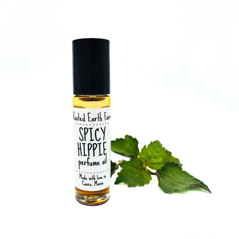 Rooted Earth Farm + Apothecary Spicy Hippie Perfume Oil Organic Perfumes