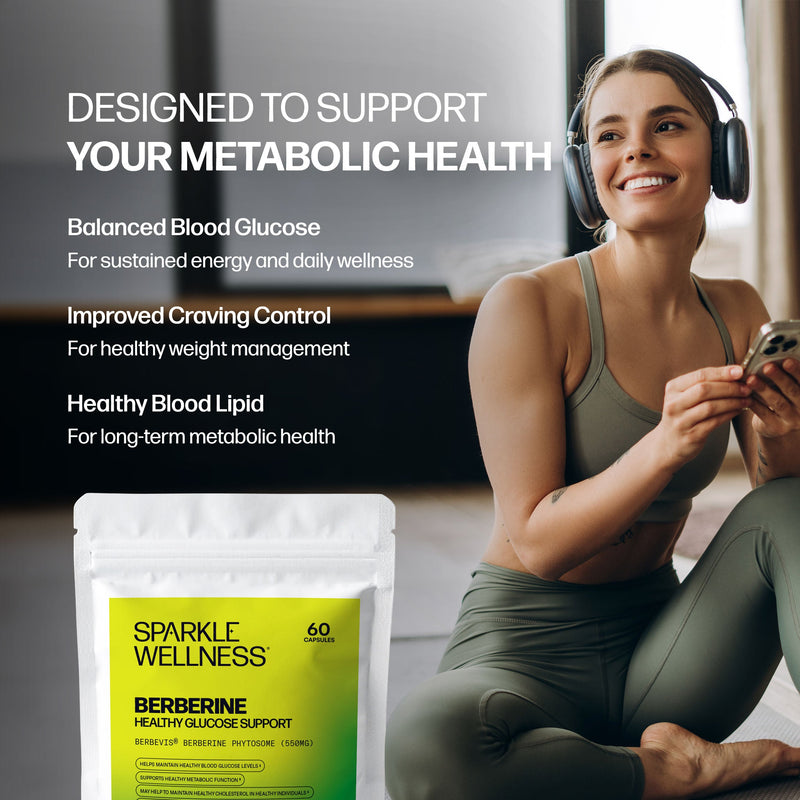 Sparkle Wellness Berberine with BERBEVIS® Phytosome Dietary Supplement