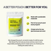 Sparkle Wellness Skin Boost Plus Dietary Supplement White Smoke Mixed Berry / 30-serve,Mixed Berry / 50-serve,Mixed Berry / 30-serve (Pouch),Chocolate / 30-serve,Chocolate / 50-serve,Chocolate / 30-serve (Pouch),Acai Lemonade / 30-serve,Acai Lemonade / 50-serve,Acai Lemonade / 30-serve (Pouch),No Flavor / 30-serve,No