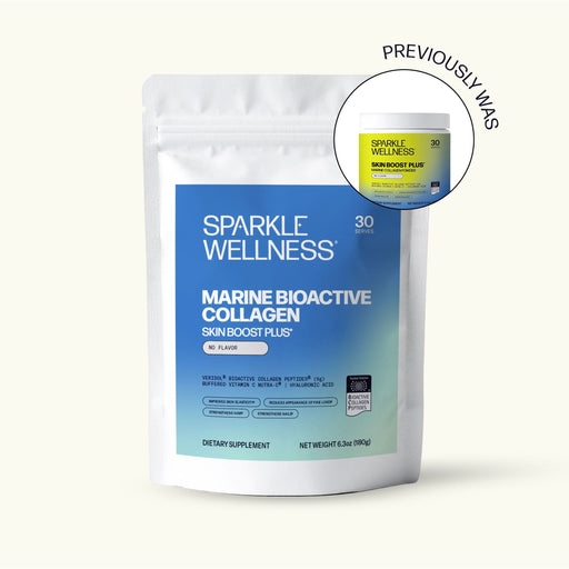 Sparkle Wellness Skin Boost Plus Marine Dietary Supplement White Smoke No Flavor / 30 serves