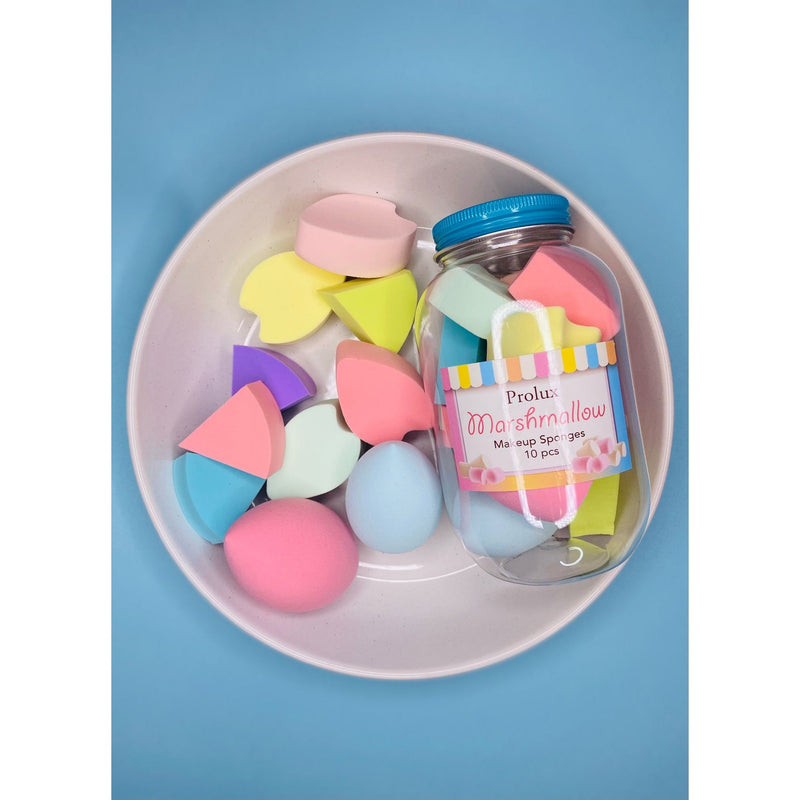 Prolux Cosmetics Marshmallow 10pc Makeup Sponges