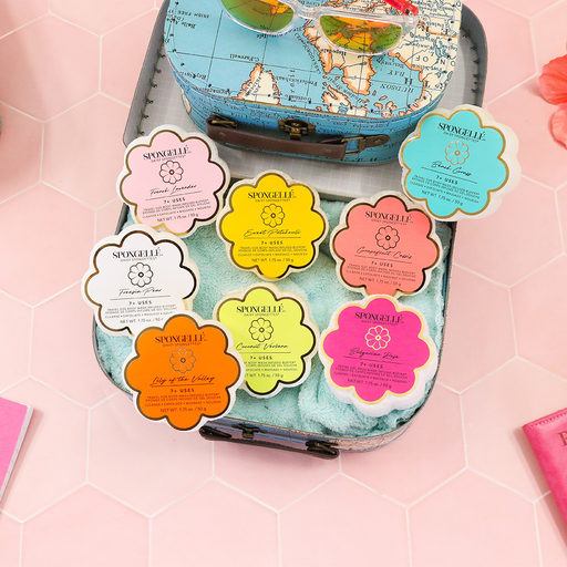 Spongellé Daisy Spongette Assorted Pack Body Wash Infused Buffer