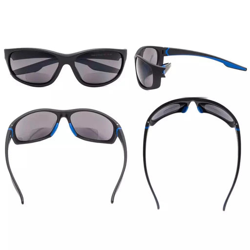 eyekeeper.com Sport Bifocal Stylish Chic Reading Sunglasses TR90 TH6145-B Sunglasses