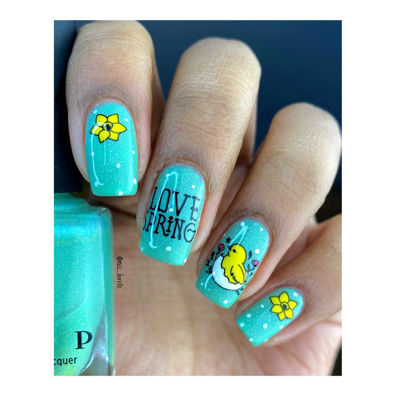 UberChic Beauty Springtime In The Country Stamping Plate