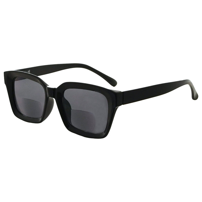 eyekeeper.com - eyekeeper.com - Black Square Sunglasses Thicker Frame Bifocal Readers SBR9106