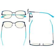eyekeeper.com Stylish Classic Blue Light Filter Eyeglasses LX19032-BB40 Eyeglasses