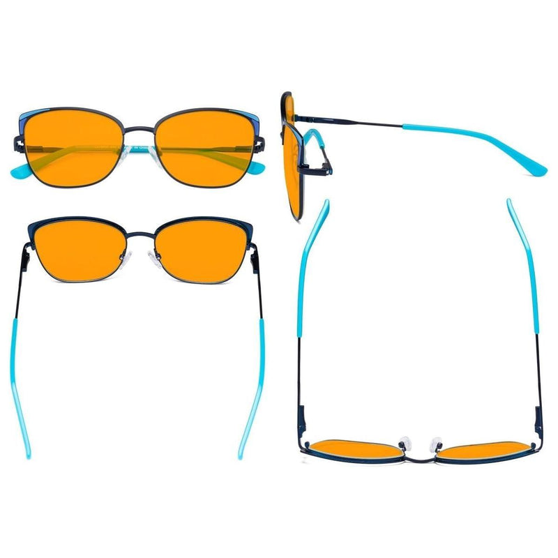 eyekeeper.com Stylish Chic Blue Light Blocking Eyeglasses LX19032-BB98 Eyeglasses