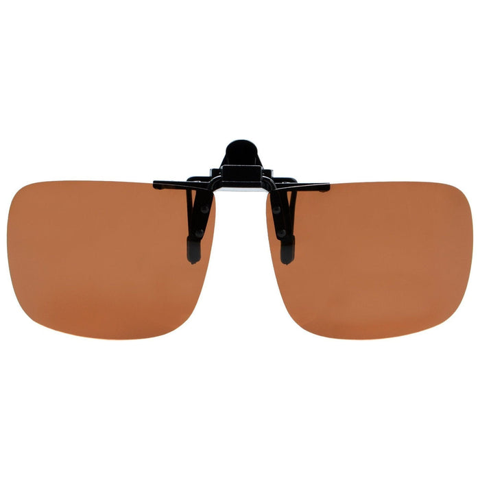 Eyekeeper.Com - Square Flip Up Polarized Clip On Sunglasses F69 (60Mmx48Mm)