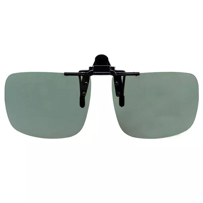 eyekeeper.com Square Flip up Polarized Clip on Sunglasses F69 (60MMx48MM) Sunglasses