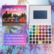 Prolux Cosmetics Miami Eyeshadow Palette EYESHADOW