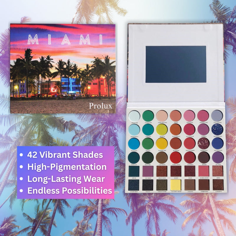 Prolux Cosmetics Miami Eyeshadow Palette EYESHADOW