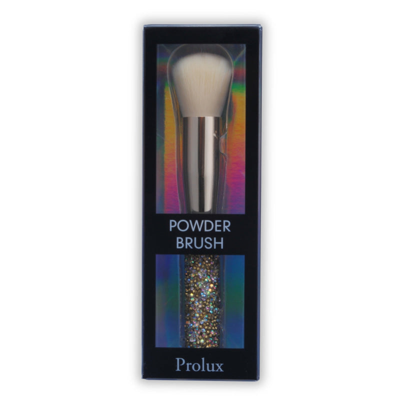 Prolux Cosmetics Glitter Handled Powder Brush Powder Brush