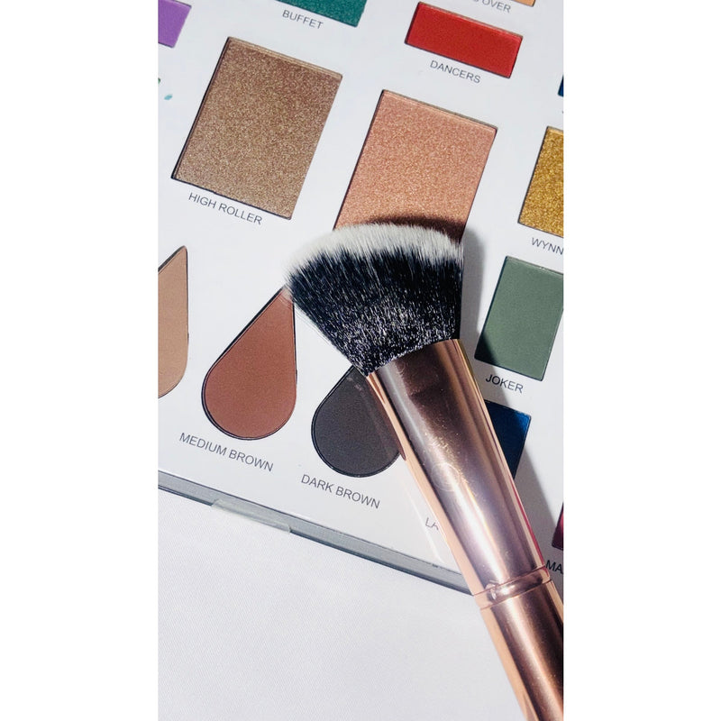 Prolux Cosmetics Rose Gold Angled Brush Angled brush