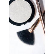 Prolux Cosmetics Rose Gold Fan Brush Fan Brush