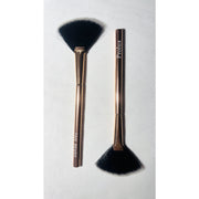 Prolux Cosmetics Rose Gold Fan Brush Fan Brush