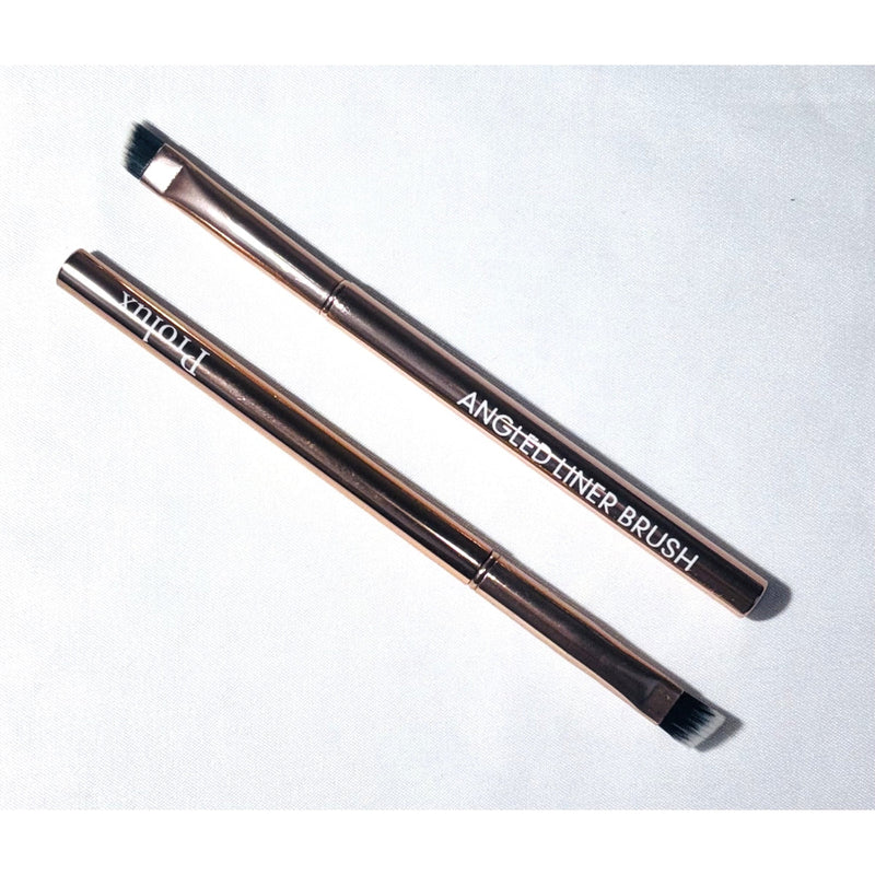 Prolux Cosmetics Rose Gold Angled Liner Brush Angled Liner Brush