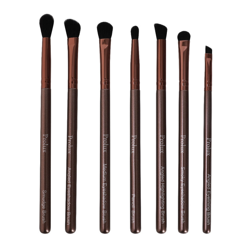 Prolux Cosmetics Deluxe Eye Essentials 7pc Brush Set