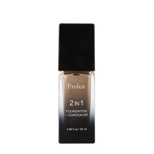 Prolux Cosmetics 2 in 1 Foundation and Concealer face foundation Black 3 Bisque