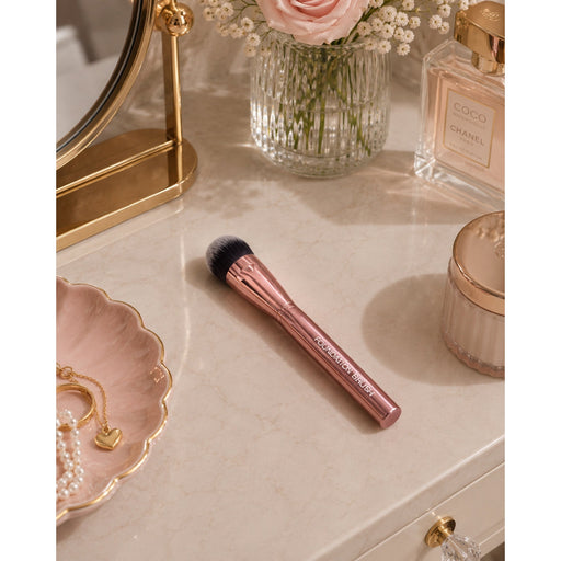 Prolux Cosmetics Rose Gold Foundation Brush brush