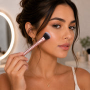 Prolux Cosmetics Rose Gold Angled Brush Angled brush