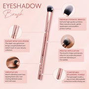 Prolux Cosmetics Rose Gold Eyeshadow Brush Eyeshadow Brush