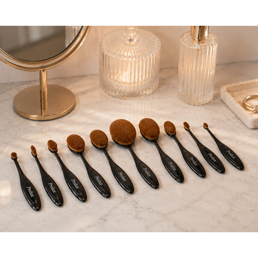 Prolux Cosmetics Oval Deluxe Brush Set Brush Set
