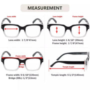eyekeeper.com Square Reading Glasses Fashionable Readers R2024 Eyeglasses