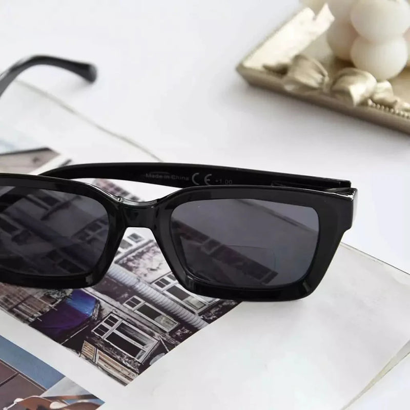 eyekeeper.com Square Reading Sunglasses Thicker Frame Bifocal Readers SBR9106 Sunglasses