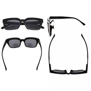 eyekeeper.com Square Reading Sunglasses Thicker Frame Bifocal Readers SBR9106 Sunglasses