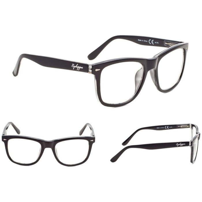 Eyekeeper.Com - Square Stylish Reading Glasses For Men Women R080