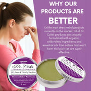 COLEHERBALS LLC 29 - Dr. Cole’s Organic Stress Relief Herbal Balm Herbal Light Slate Gray