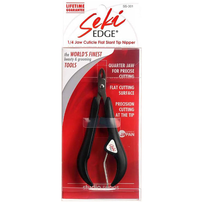 Seki Edge 1/4 Jaw Cuticle Flat Slant Tip Nipper