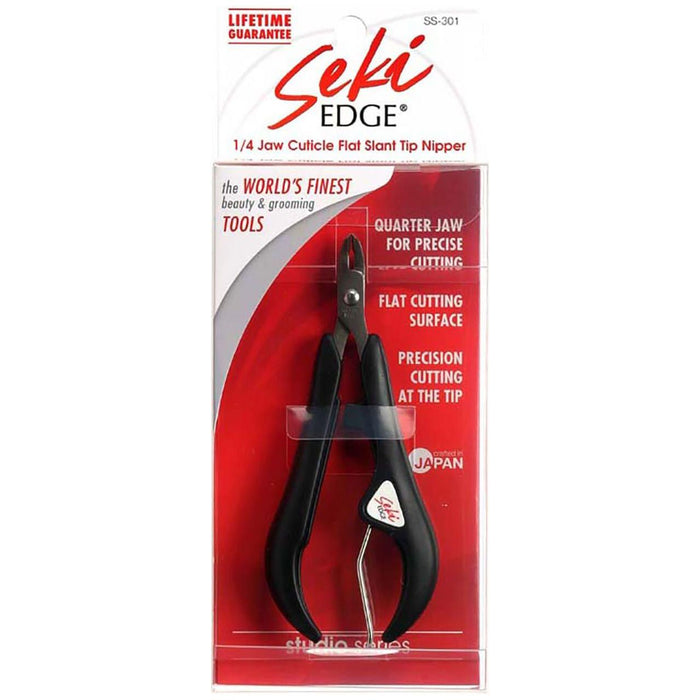 Seki Edge 1/4 Jaw Cuticle Flat Slant Tip Nipper