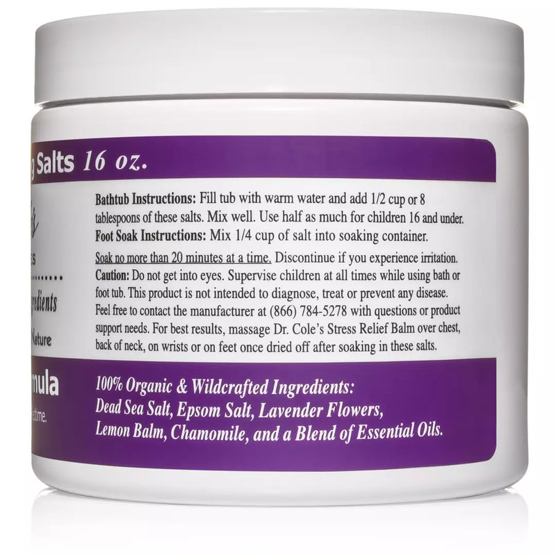 COLEHERBALS 31 - Dr. Cole's Stress Relief Soaking Salts Herbal
