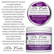 COLEHERBALS 31 - Dr. Cole's Stress Relief Soaking Salts Herbal