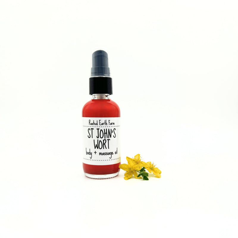 Rooted Earth Farm + Apothecary St. John's Wort Oil Bath + Body Oils